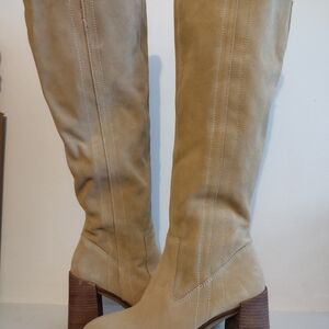 Vince Camuto Beige Ankle Boots